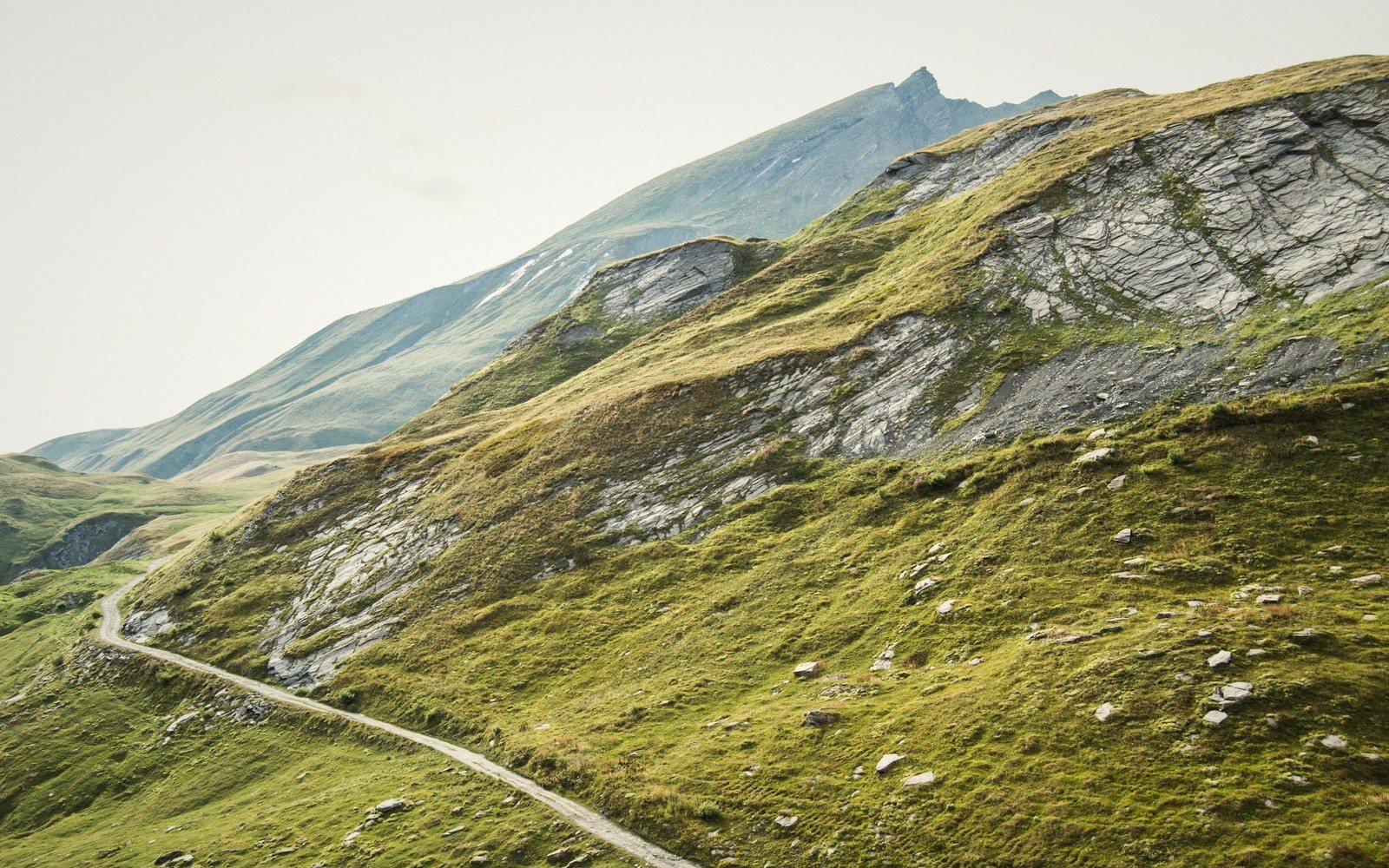 The mountain road up to the Col de la Madeleine